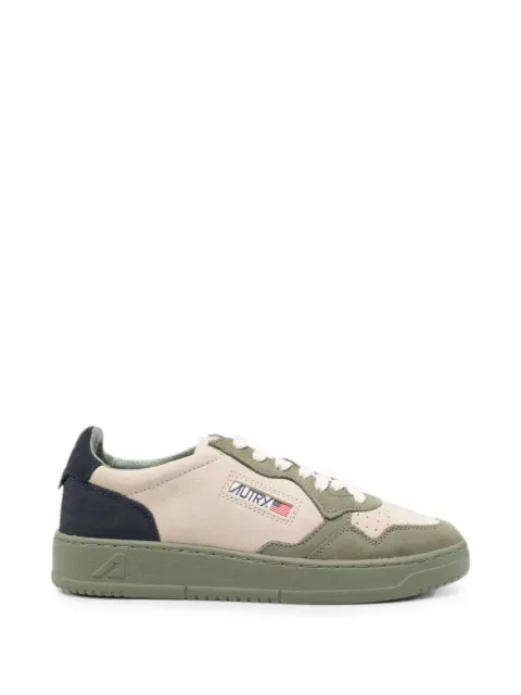 Autry Medalist panelled suede sneakers Neutrals AULMTS42