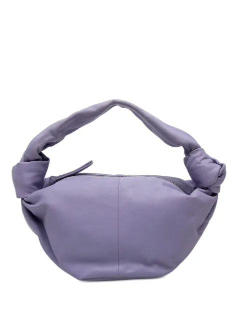 Bottega Veneta Pre-Owned 2012-2025 Mini Calfskin Double Knot Bag handbag Purple 15B09EKTD8DHL0UC