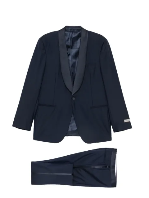 Canali shawl-lapel suit Blue 1278123BF00084