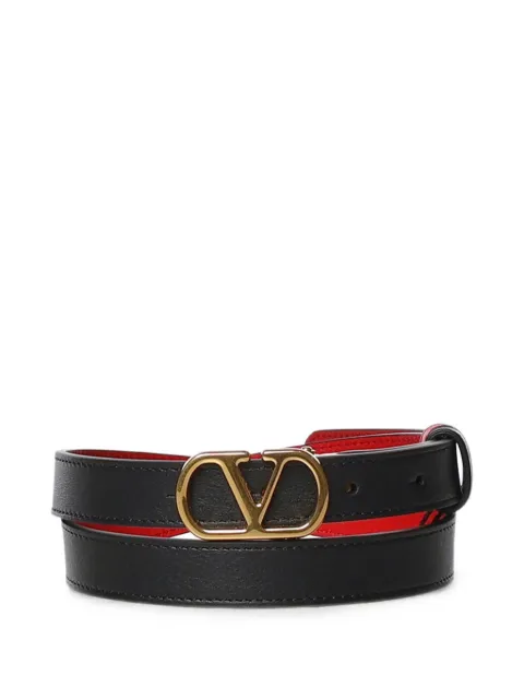 Valentino Garavani VLogo Signature reversible belt Black WT0SU8IYR
