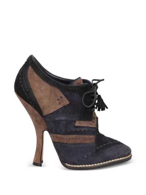 Christian Dior Pre-Owned tassel brogue pumps Blue CVB2681