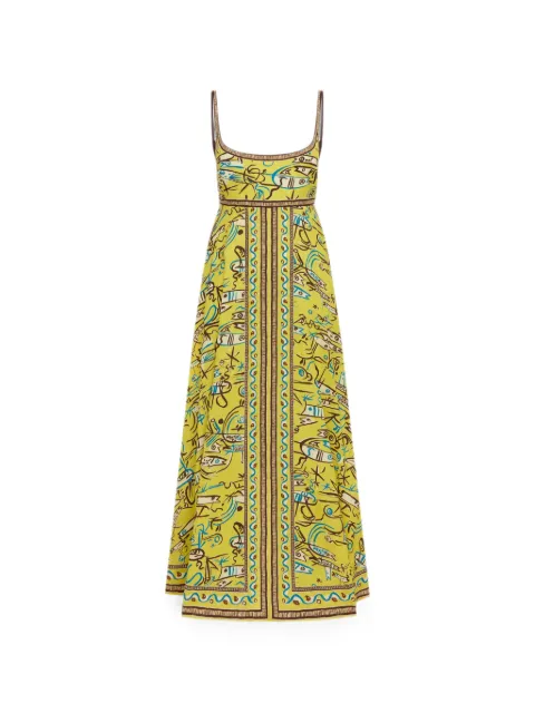 ALEMAIS fish sticks sundress Yellow 7325D