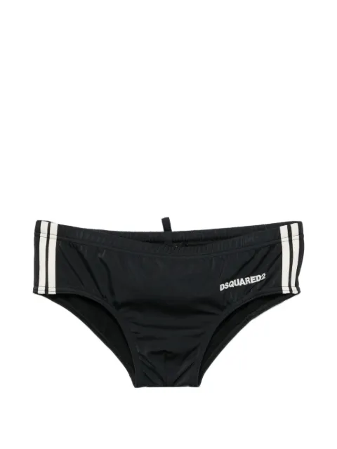 DSQUARED2 side-stripe swim briefs Black D7B456660ISA01