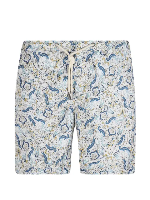 Orlebar Brown Bulldog paisley-print swim shorts Neutrals 282421