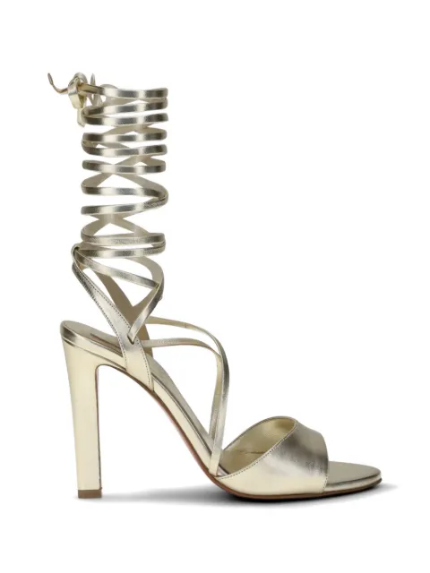 Christian Louboutin Fanny Randa lace-up heeled sandals Gold 3260201G306