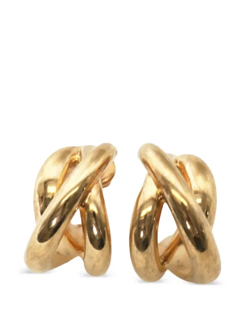 Panconesi Blow Up Huggies hoop earrings Gold S26EA023P