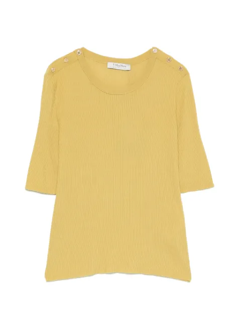 'S Max Mara Riviera T-shirt Yellow 2629366081600