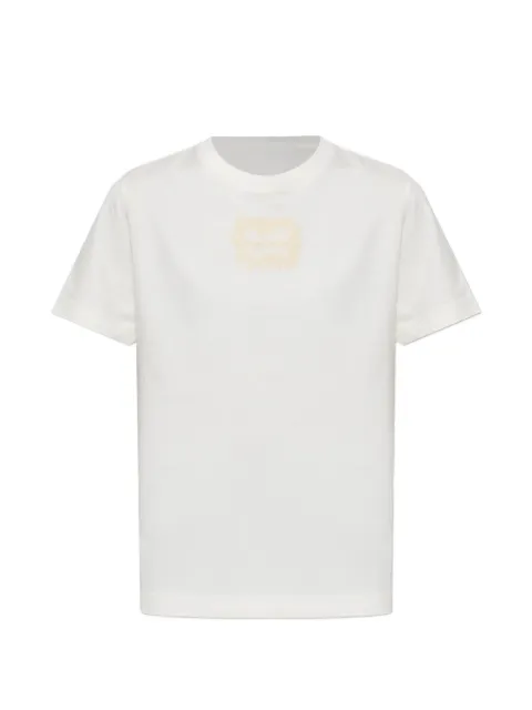 Alexander McQueen logo-patch T-shirt White A002PPQLAEZ