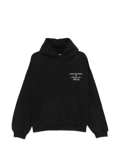 COLE BUXTON logo-print hoodie Black SS26ATIH280