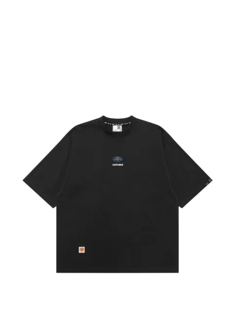 AAPE BY *A BATHING APE® logo-print cotton T-shirt Black ATE1670XXQ