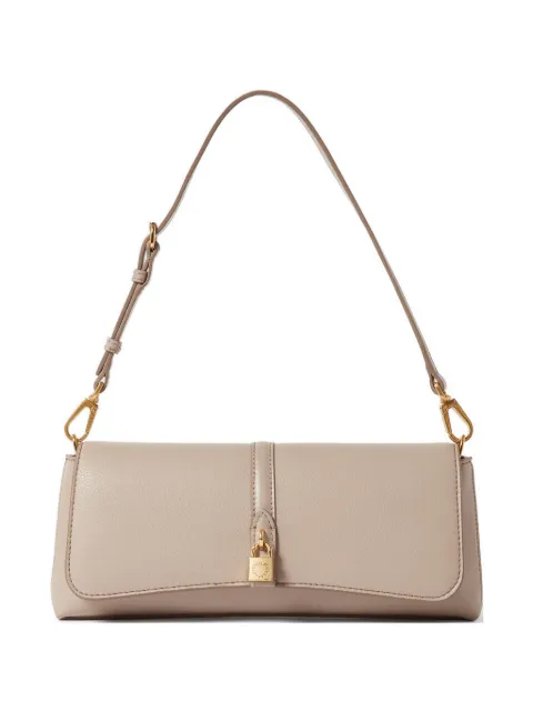 Stella McCartney Ryder padlock-detail clutch bag Neutrals 7P0091WP0533