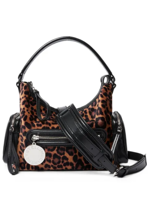 Stella McCartney leopard-print zipped shoulder bag Neutrals 7B0179WP0758