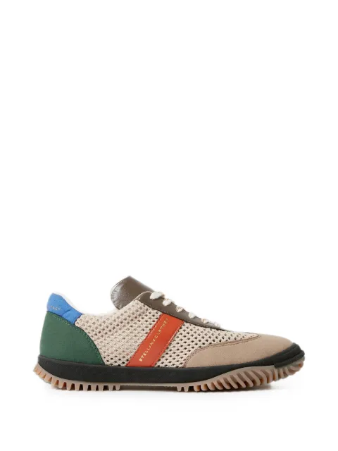 Stella McCartney mesh-panelled lace-up sneakers Neutrals 810701E0032