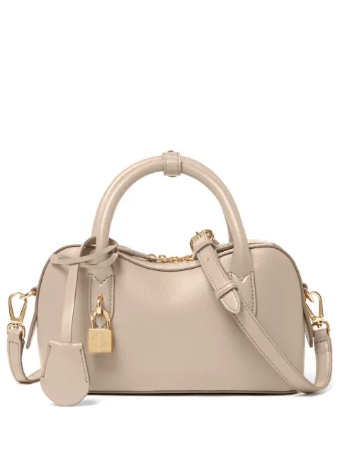 Stella McCartney padlock-detail grained tote bag Neutrals 7B0139WP0533