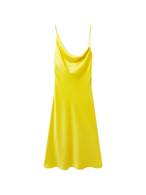 Stella McCartney cowl-neck backless dress Yellow 6A00873FU302