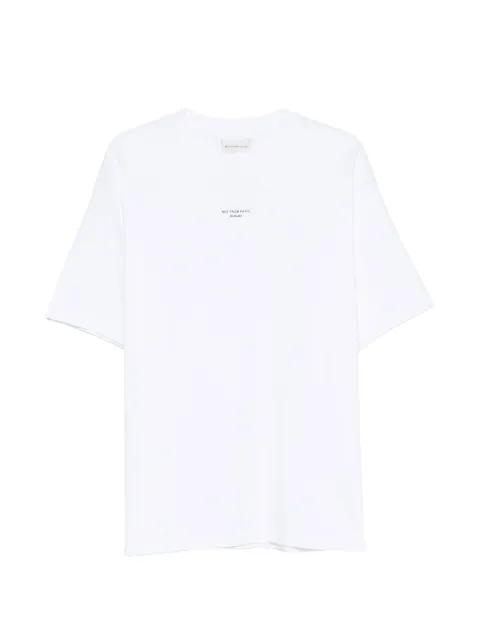 Drôle De Monsieur slogan-print T-shirt White PERMTS202CO002