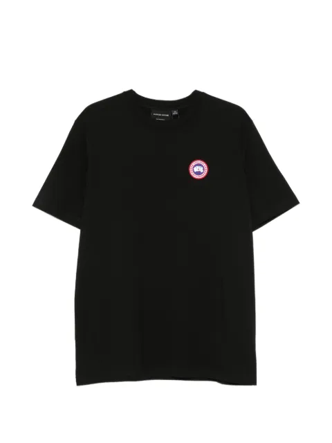 Canada Goose logo-patch T-shirt Black 1340M