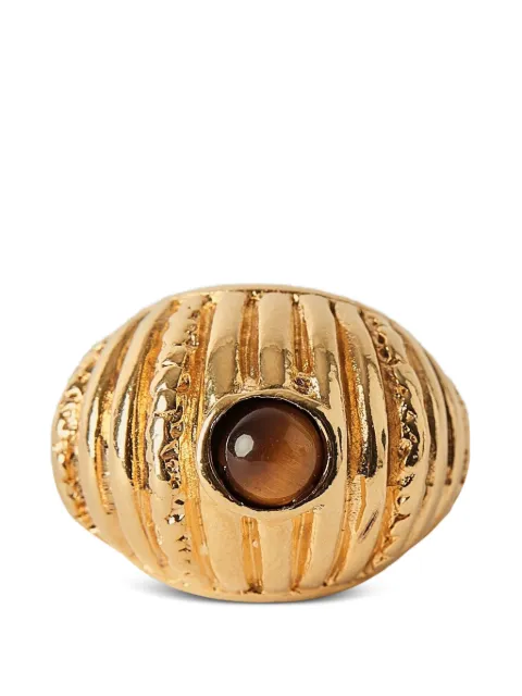 Paola Sighinolfi Reef tiger eye ring Gold PQN22RTIG10