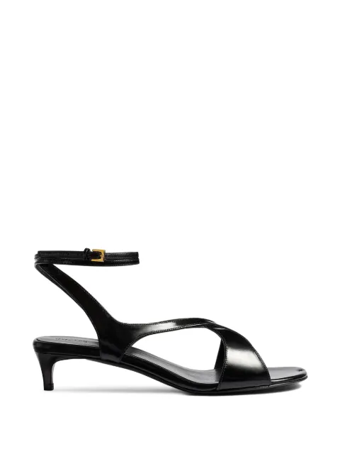 KHAITE Liria kitten heel sandals Black F31241027200