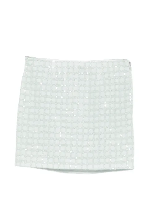 ROTATE BIRGER CHRISTENSEN sequin-embellished mini skirt Green 1162911326
