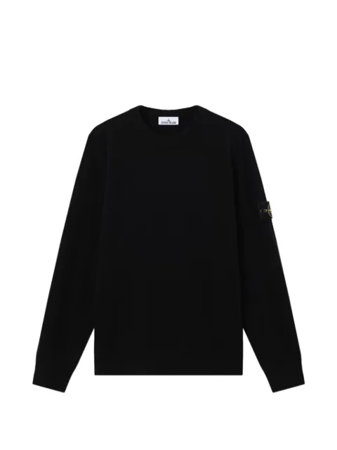 Stone Island 5100021 light RWS Geelong wool sweater Black L2S155100023S00B4