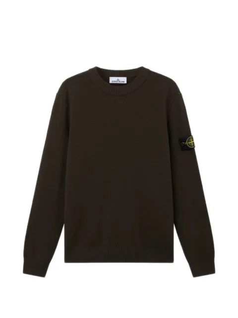 Stone Island 5100011 pure RWS wool jumper Brown L2S155100011S01C4