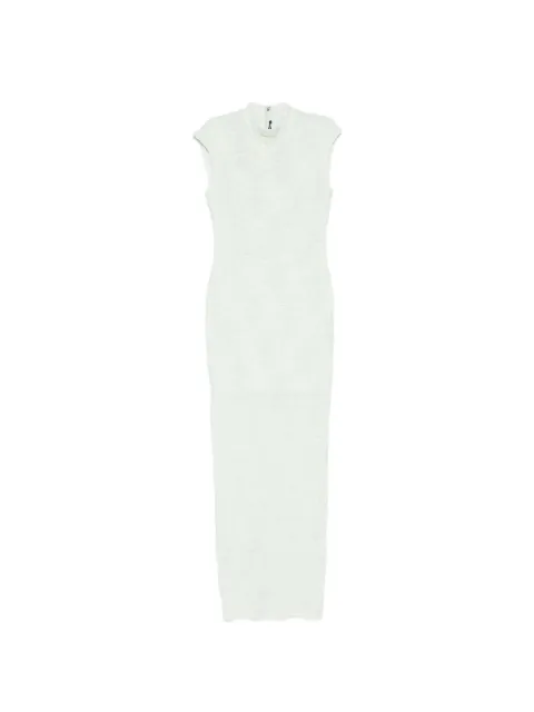 ROTATE BIRGER CHRISTENSEN textured-finish sleeveless maxi dress Green 1162731326