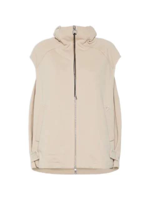 Sportmax sleeveless zip-up hoodie Neutrals 2622926035600002