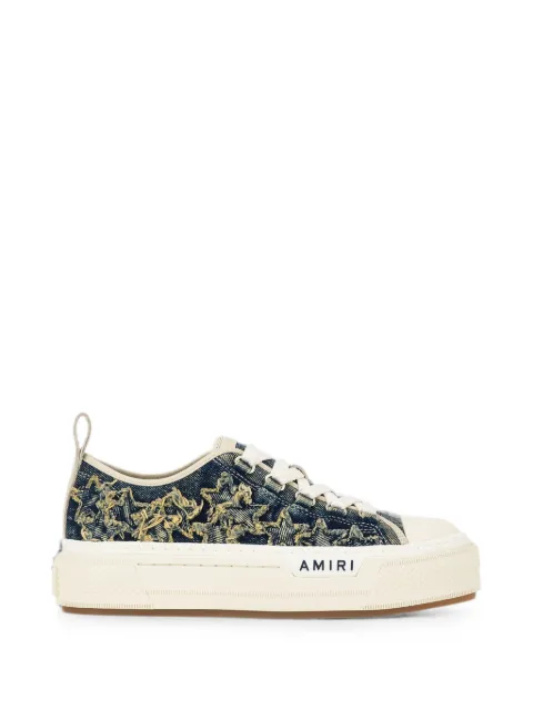 AMIRI denim court low sneakers Blue AWSNSN1063