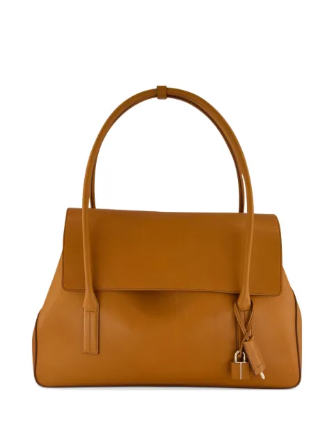 TOM FORD padlock-detail leather shoulder bag Brown L1922LCL468P