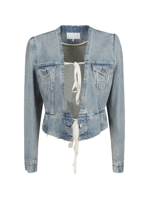 Maison Margiela raw-cut denim jacket Blue S29AM0412WM300