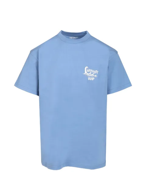 Carhartt WIP Waves graphic-print T-shirt Blue I036889