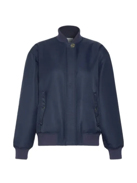 Sportmax zip-up bomber jacket Blue 2622026011600008