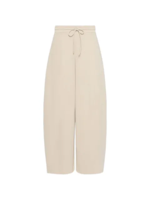 Max Mara drawstring wide-leg trousers Neutrals 2621786081600005