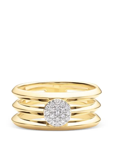PHILLIPS HOUSE Infinity diamond triple-layer ring Gold R1730DY