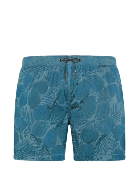 RRD New Hyper Hibiscus Tramontana floral-print swim shorts Blue 26351
