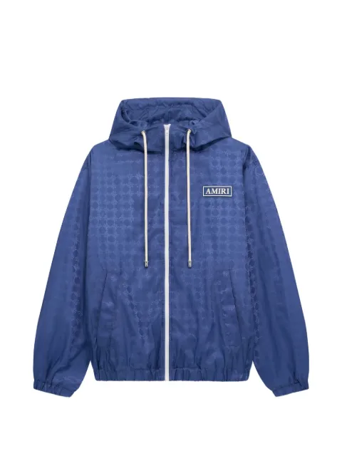 AMIRI MA Quad hooded jacket Blue AMOUJA1130