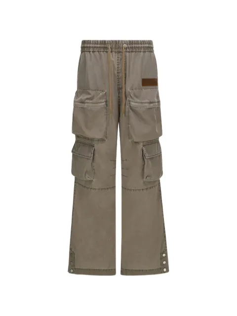 AMIRI drawstring cargo pants Grey AMBMPA1083