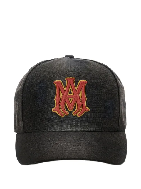 AMIRI MA Outline canvas hat Black AMSAHE1055