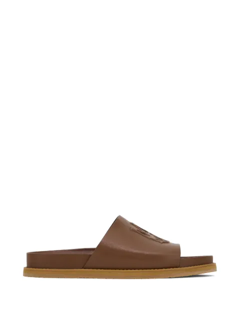 AMIRI MA leather sandals Brown AMCSCA1010