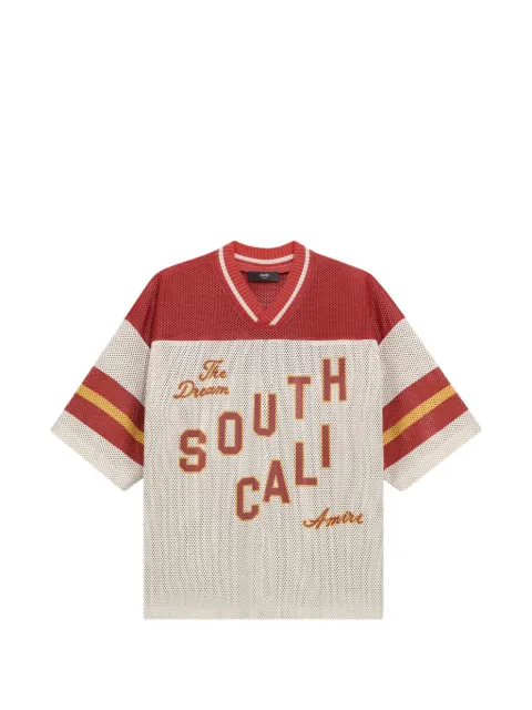 AMIRI South Cali leather jersey Neutrals AMTOTP1003