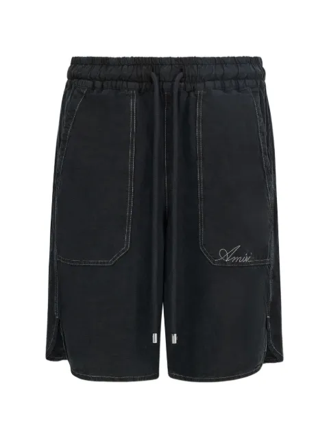 AMIRI Script shorts Black AMBMSO1081