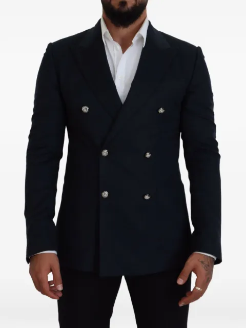 Dolce & Gabbana double-breasted notched-lapels blazer Blue KOS2137