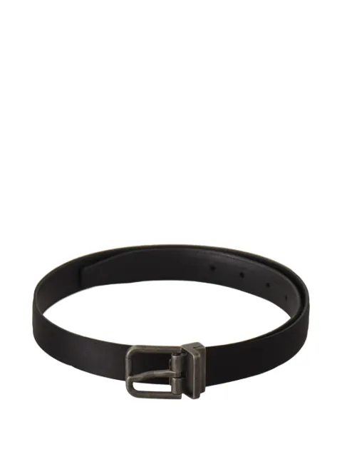 Dolce & Gabbana metal-buckle leather belt Black BEL8685