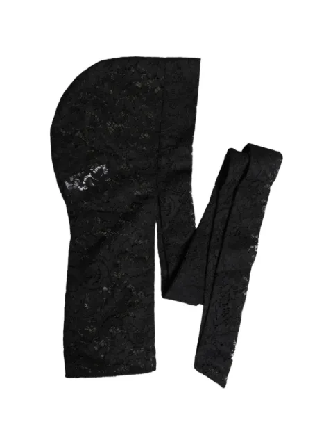 Dolce & Gabbana floral-lace head wrap Black GH830A