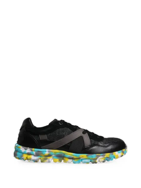 Dolce & Gabbana Portofino panelled lace-up sneakers Black CS1362AC955
