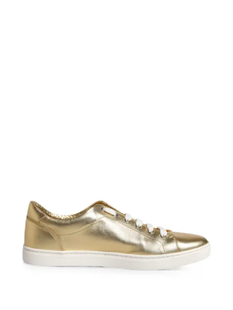 Dolce & Gabbana London leather sneakers Gold CS1494AB937