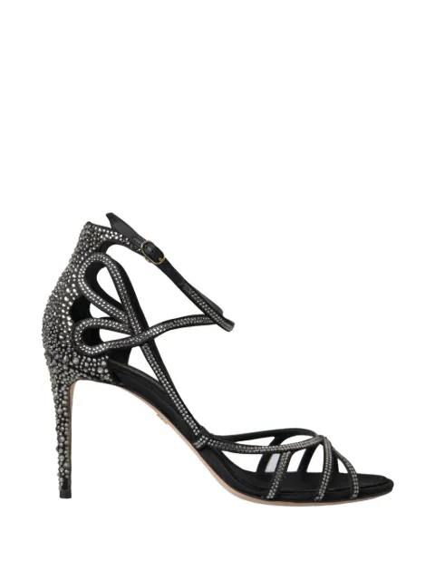 Dolce & Gabbana crystal-embellished sandals Black LA10279