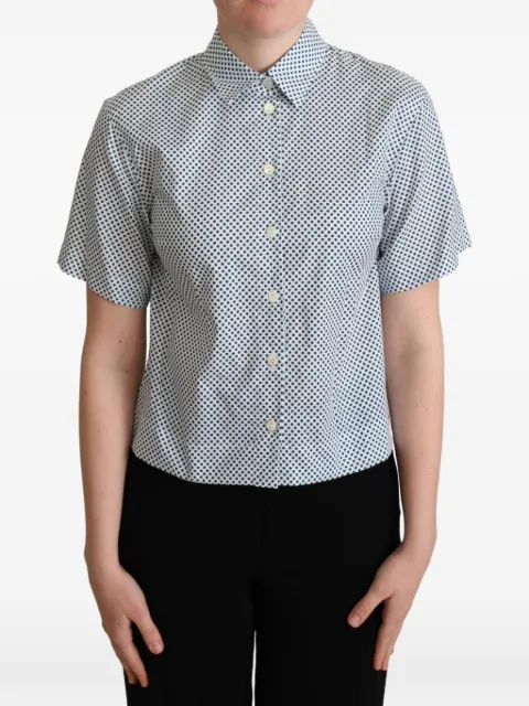 Dolce & Gabbana polka-dot short-sleeve shirt White TSH5961