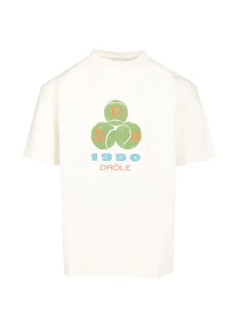 Drôle De Monsieur Drôle 1990 graphic-print T-shirt White LTS328CO248